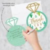 Big Dot Of Happiness Final Fiesta - Shaped Thank You Cards - Last Fiesta Bachelorette Party Thank You Note Cards With Envelopes - Set Of 12 -Party Planers Store GUEST 9818b7b9 386c 4f24 bdf3 00510448a89f