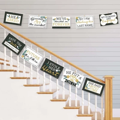 Big Dot Of Happiness She Said Yes - Photo Prop Signs - Engagement Announcements - 10 Pieces 4 Big Dot Of Happiness She Said Yes - Photo Prop Signs - Engagement Announcements - 10 Pieces - Image 2