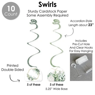 Big Dot Of Happiness Boho Botanical - Greenery Party Supplies Decoration Kit - Decor Galore Party Pack - 51 Pieces 5 Big Dot Of Happiness Boho Botanical - Greenery Party Supplies Decoration Kit - Decor Galore Party Pack - 51 Pieces - Image 3