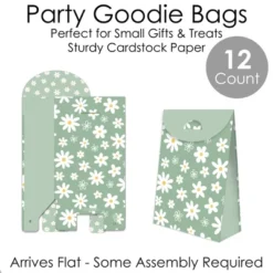 Big Dot Of Happiness Sage Green Daisy Flowers - Floral Gift Favor Bags - Party Goodie Boxes - Set Of 12 -Party Planers Store GUEST 99a6f527 0955 4f1b bd30 66db3a0b3a34