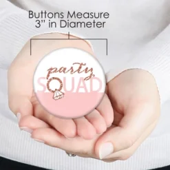 Big Dot Of Happiness Bride Squad - 3 Inch Rose Gold Bridal Shower Or Bachelorette Party Badge - Pinback Buttons - Set Of 8 -Party Planers Store GUEST 99abefd1 f486 4eb7 a765 d6b92e22ecc7