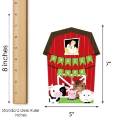 Big Dot Of Happiness Farm Animals - Barn Wish Card Barnyard Baby Shower Activities - Shaped Advice Cards Game - Set Of 20 -Party Planers Store GUEST 9a59d9ab 82b9 433b bab7 f73f3deae38f