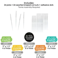 Big Dot Of Happiness Still Got Class - Dessert Cupcake Toppers - High School Reunion Party Clear Treat Picks - Set Of 24 -Party Planers Store GUEST 9af9d8e4 517a 4a40 9d79 03da2f7b3064