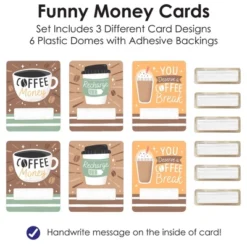 Big Dot Of Happiness But First, Coffee - DIY Assorted Cafe Themed Party Cash Holder Gift - Funny Money Cards - Set Of 6 13 Big Dot Of Happiness But First, Coffee - DIY Assorted Cafe Themed Party Cash Holder Gift - Funny Money Cards - Set Of 6 -Party Planers Store GUEST 9ce9e8ad 765a 4826 8b14 4874859c157a