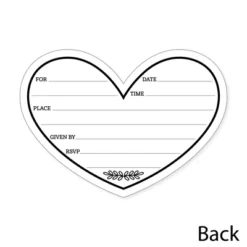 Big Dot Of Happiness Mr. And Mrs. - Shaped Fill-In Invitations - Black And White Wedding Or Bridal Shower Invitation Cards With Envelopes - Set Of 12 9 Big Dot Of Happiness Mr. And Mrs. - Shaped Fill-In Invitations - Black And White Wedding Or Bridal Shower Invitation Cards With Envelopes - Set Of 12 -Party Planers Store GUEST 9d937d9c 7d54 4f58 a529 3f5698532236
