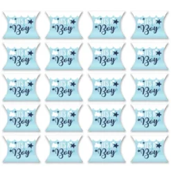 Big Dot Of Happiness It’s A Boy - Favor Gift Boxes - Blue Baby Shower/Blue Birth Announcement Petite Pillow Boxes - Set Of 20 -Party Planers Store GUEST 9da23c8c 3665 45d0 81e7 ef6f85522567