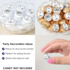 Big Dot Of Happiness We Still Do - Wedding Anniversary - Anniversary Party Small Round Candy Stickers - Party Favor Labels - 324 Count -Party Planers Store GUEST 9e08bccd 2a23 4b4f b70b 72a46fec28e3