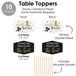 Big Dot Of Happiness Nash Bash - Nashville Bachelorette Party Supplies Decoration Kit - Decor Galore Party Pack - 51 Pieces -Party Planers Store GUEST 9e3d5e95 f237 4092 aca2 8290fd014230
