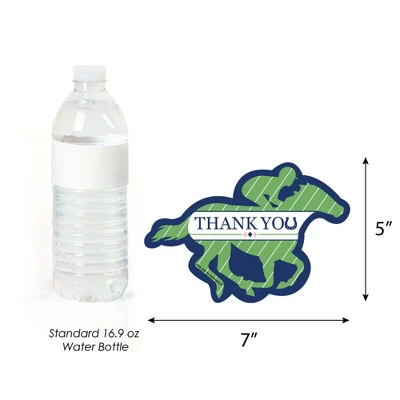 Big Dot Of Happiness Kentucky Horse Derby - Shaped Thank You Cards - Horse Race Party Thank You Note Cards With Envelopes - Set Of 12 6 Big Dot Of Happiness Kentucky Horse Derby - Shaped Thank You Cards - Horse Race Party Thank You Note Cards With Envelopes - Set Of 12 - Image 4