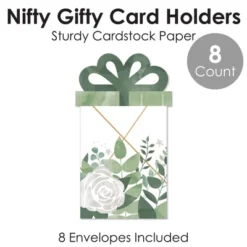 Big Dot Of Happiness Boho Botanical - Greenery Party Money And Gift Card Sleeves - Nifty Gifty Card Holders - Set Of 8 -Party Planers Store GUEST 9ea34b03 af59 444f bae9 a467daa6d653
