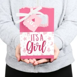 Big Dot Of Happiness It's A Girl - Pink Baby Shower Favor Boxes - Set Of 12 -Party Planers Store GUEST 9ff6c6f9 441f 4b27 b621 a5d0323ad309
