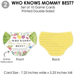 Big Dot Of Happiness Wildflowers Baby - 4 Boho Floral Baby Shower Games - 10 Cards Each - Gamerific Bundle -Party Planers Store GUEST a015fe2a e20a 426a ac59 cb485dcc33cb