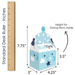 Big Dot Of Happiness It's A Boy - Treat Box Party Favors - Blue Baby Shower Goodie Gable Boxes - Set Of 12 -Party Planers Store GUEST a054cf2e 0307 4862 abbf cb798fdcdbed