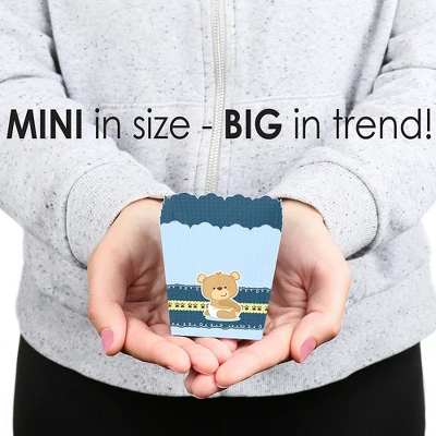 Big Dot Of Happiness Boy Baby Teddy Bear - Party Mini Favor Boxes - Baby Shower Or Birthday Party Treat Candy Boxes - Set Of 12 5 Big Dot Of Happiness Boy Baby Teddy Bear - Party Mini Favor Boxes - Baby Shower Or Birthday Party Treat Candy Boxes - Set Of 12 - Image 3
