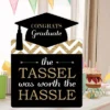 Big Dot Of Happiness Gold - Tassel Worth The Hassle - Graduation Congratulations Giant Greeting Card - Big Shaped Jumborific Card -Party Planers Store GUEST a1931bbe d183 49e5 9dd7 eb342336ce4b