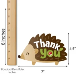 Big Dot Of Happiness Forest Hedgehogs - Shaped Thank You Cards - Woodland Birthday Party Or Baby Shower Thank You Note Cards With Envelopes - 12 Ct 10 Big Dot Of Happiness Forest Hedgehogs - Shaped Thank You Cards - Woodland Birthday Party Or Baby Shower Thank You Note Cards With Envelopes - 12 Ct -Party Planers Store GUEST a2763576 48ab 4d47 b4fb d25d87676615