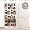 Big Dot Of Happiness Adult 30th Birthday - Gold - Birthday Party Vertical Photo Garland 35 Pieces