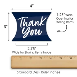 Big Dot Of Happiness Navy Blue Elegantly Simple - Favor Gift Boxes - Guest Party Favors Petite Pillow Boxes - Set Of 20 -Party Planers Store GUEST a2aaf6f7 72e6 4d55 bfc7 c5e45d2cd3b1