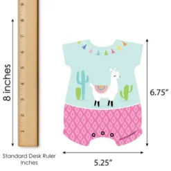 Big Dot Of Happiness Whole Llama Fun - Picture Bingo Cards And Markers - Llama Fiesta Baby Shower Shaped Bingo Game - Set Of 18 -Party Planers Store GUEST a3024052 4f6e 4ba4 8398 c9ae878eefd4