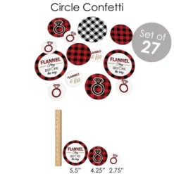 Big Dot Of Happiness Flannel Fling Before The Ring - Buffalo Plaid Bachelorette Party Supplies - Banner Decoration Kit - Fundle Bundle -Party Planers Store GUEST a3150b54 d0be 4b4a a0ec 22c2dad1a69b