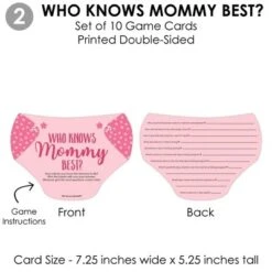 Big Dot Of Happiness Baby Girl - 4 Pink Baby Shower Games - 10 Cards Each - Gamerific Bundle -Party Planers Store GUEST a3305101 c998 4f0e b557 0564fd4c6cd8