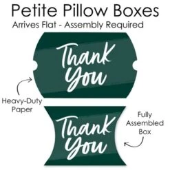 Big Dot Of Happiness Emerald Elegantly Simple - Favor Gift Boxes - Guest Party Favors Petite Pillow Boxes - Set Of 20 -Party Planers Store GUEST a3629dd5 9687 43f3 8dd3 38c9fed13cf7