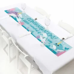 Big Dot Of Happiness Narwhal Girl - Under The Sea Baby Shower Or Birthday Party Decorations Party Banner -Party Planers Store GUEST a38c3f38 62a9 409f ad40 ff989da3f3e2