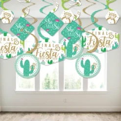 Big Dot Of Happiness Final Fiesta - Last Fiesta Bachelorette Party Hanging Decor - Party Decoration Swirls - Set Of 40 -Party Planers Store GUEST a3f2c8ea e7eb 4da8 b143 c5cab07cff11