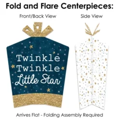 Big Dot Of Happiness Twinkle Twinkle Little Star - Baby Shower Or Birthday Party Decor And Confetti - Terrific Table Centerpiece Kit - Set Of 30 -Party Planers Store GUEST a4c13055 f5b3 42a5 8b92 4182b7e841a4