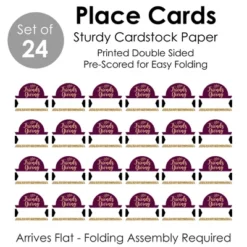 Big Dot Of Happiness Elegant Thankful For Friends - Friendsgiving Thanksgiving Party Tent Buffet Card - Table Setting Name Place Cards - Set Of 24 -Party Planers Store GUEST a60e28d6 1413 4e15 a21c a90d90a7bcce