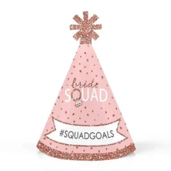 Big Dot Of Happiness Bride Squad - Mini Cone Rose Gold Bridal Shower Or Bachelorette Party Hats - Small Little Party Hats - Set Of 8 -Party Planers Store GUEST a66ad2b1 6059 495c 8fd8 69fc007be760