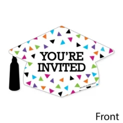 Big Dot Of Happiness Hats Off Grad - Shaped Fill-in Invitations - Graduation Party Invitation Cards With Envelopes - Set Of 12 -Party Planers Store GUEST a737d837 1390 46dc b1c8 8eee6305e2ed