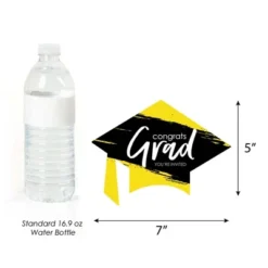 Big Dot Of Happiness Yellow Graduation Party Invitations - Shaped Fill-In Invite Cards With Envelopes - Set Of 12 -Party Planers Store GUEST a7f123f1 eea3 45d6 85f6 57970e0db0b8