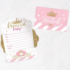 Big Dot Of Happiness Little Princess Crown - Fill-In Cards - Pink And Gold Princess Baby Shower Or Birthday Party Fold And Send Invitations - Set Of 8 13 Big Dot Of Happiness Little Princess Crown - Fill-In Cards - Pink And Gold Princess Baby Shower Or Birthday Party Fold And Send Invitations - Set Of 8 -Party Planers Store GUEST a820a0ef 5ee5 4114 bbb1 f44bf8b6f234