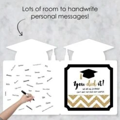 Big Dot Of Happiness Gold - Tassel Worth The Hassle - Graduation Congratulations Giant Greeting Card - Big Shaped Jumborific Card -Party Planers Store GUEST a84f8bad 396a 49bf 9f75 b2f669ff165c