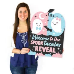 Big Dot Of Happiness Boo-y Or Ghoul - Party Decorations - Halloween Gender Reveal Party Welcome Yard Sign -Party Planers Store GUEST a85a7127 0cd6 4be4 a705 01e11d5d93e9