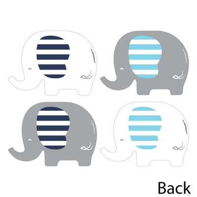 Big Dot Of Happiness Blue Elephant - Decorations DIY Boy Baby Shower Or Birthday Party Essentials - Set Of 20 4 Big Dot Of Happiness Blue Elephant - Decorations DIY Boy Baby Shower Or Birthday Party Essentials - Set Of 20 - Image 2