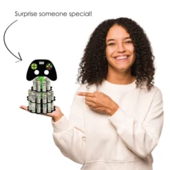 Big Dot Of Happiness Game Zone - DIY Pixel Video Game Party Or Birthday Party Money Holder Gift - Cash Cake -Party Planers Store GUEST a8cc3dbb bede 49b9 b845 6d381cd0a1ca