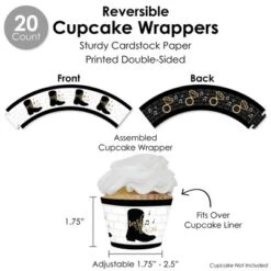 Big Dot Of Happiness Nash Bash - Nashville Bachelorette Party Favors And Cupcake Kit - Fabulous Favor Party Pack - 100 Pieces -Party Planers Store GUEST a8cfc69b bab4 45c6 a4a4 9678f3db95fe