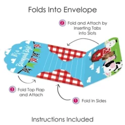 Big Dot Of Happiness Farm Animals - Fill-In Cards - Barnyard Baby Shower Or Birthday Party Fold And Send Invitations - Set Of 8 10 Big Dot Of Happiness Farm Animals - Fill-In Cards - Barnyard Baby Shower Or Birthday Party Fold And Send Invitations - Set Of 8 -Party Planers Store GUEST a90af51c 6a12 4333 9c2b fe2899846788