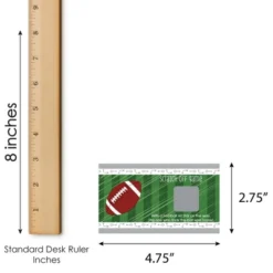 Big Dot Of Happiness End Zone - Football - Baby Shower Or Birthday Party Game Scratch Off Cards - 22 Count -Party Planers Store GUEST a94b4927 28da 439f acc9 495628c2605d