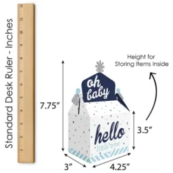 Big Dot Of Happiness Hello Little One - Blue And Silver - Treat Box Party Favors - Boy Baby Shower Goodie Gable Boxes - Set Of 12 12 Big Dot Of Happiness Hello Little One - Blue And Silver - Treat Box Party Favors - Boy Baby Shower Goodie Gable Boxes - Set Of 12 -Party Planers Store GUEST a96bb219 cfe1 4a11 a86a 8f72b18872e1