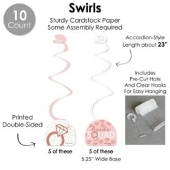 Big Dot Of Happiness Bride Squad - Rose Gold Bridal Shower Or Bachelorette Party Supplies Decoration Kit - Decor Galore Party Pack - 51 Pieces -Party Planers Store GUEST a99f4e84 4cc2 4476 9312 13eedcd272e3