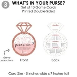 Big Dot Of Happiness Bride Squad - 4 Rose Gold Bridal Shower Or Bachelorette Party Games - 10 Cards Each - Gamerific Bundle -Party Planers Store GUEST a9a5193e ff5d 4914 bf65 e6712c1566c3