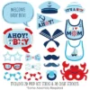 Big Dot Of Happiness Ahoy It's A Boy - Nautical Baby Shower Photo Booth Props Kit - 20 Count -Party Planers Store GUEST a9d32907 e6b4 4d68 9cb5 bb00b1eda6a8