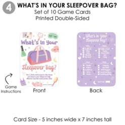 Big Dot Of Happiness Pajama Slumber Party - 4 Girls Sleepover Birthday Party Games - 10 Cards Each - Gamerific Bundle 13 Big Dot Of Happiness Pajama Slumber Party - 4 Girls Sleepover Birthday Party Games - 10 Cards Each - Gamerific Bundle -Party Planers Store GUEST a9f67844 751c 429e a463 eee318a2f803