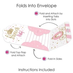 Big Dot Of Happiness Little Princess Crown - Fill-In Cards - Pink And Gold Princess Baby Shower Or Birthday Party Fold And Send Invitations - Set Of 8 10 Big Dot Of Happiness Little Princess Crown - Fill-In Cards - Pink And Gold Princess Baby Shower Or Birthday Party Fold And Send Invitations - Set Of 8 -Party Planers Store GUEST aa5a401f 0e7f 4286 88c6 76460b96ef16