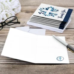 Big Dot Of Happiness Blue Elegant Cross - Boy Religious Party Thank You Cards (8 Count) -Party Planers Store GUEST aa8a5182 eefa 4cb3 afe5 e144b99afbd3