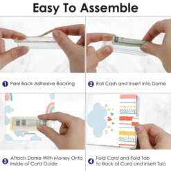 Big Dot Of Happiness Hello Rainbow - DIY Assorted Boho Baby Shower And Birthday Cash Holder Gift - Funny Money Cards - Set Of 6 -Party Planers Store GUEST aab5baab 6084 4ffe 95fa 30ddb97be631