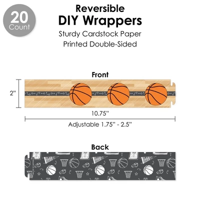 Big Dot Of Happiness Nothin’ But Net - Basketball - Baby Shower Or Birthday Party Favors And Cupcake Kit - Fabulous Favor Party Pack - 100 Pieces 4 Big Dot Of Happiness Nothin’ But Net - Basketball - Baby Shower Or Birthday Party Favors And Cupcake Kit - Fabulous Favor Party Pack - 100 Pieces - Image 2